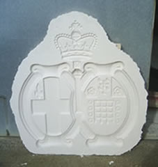 mould-making-plaster-coat-of-arms